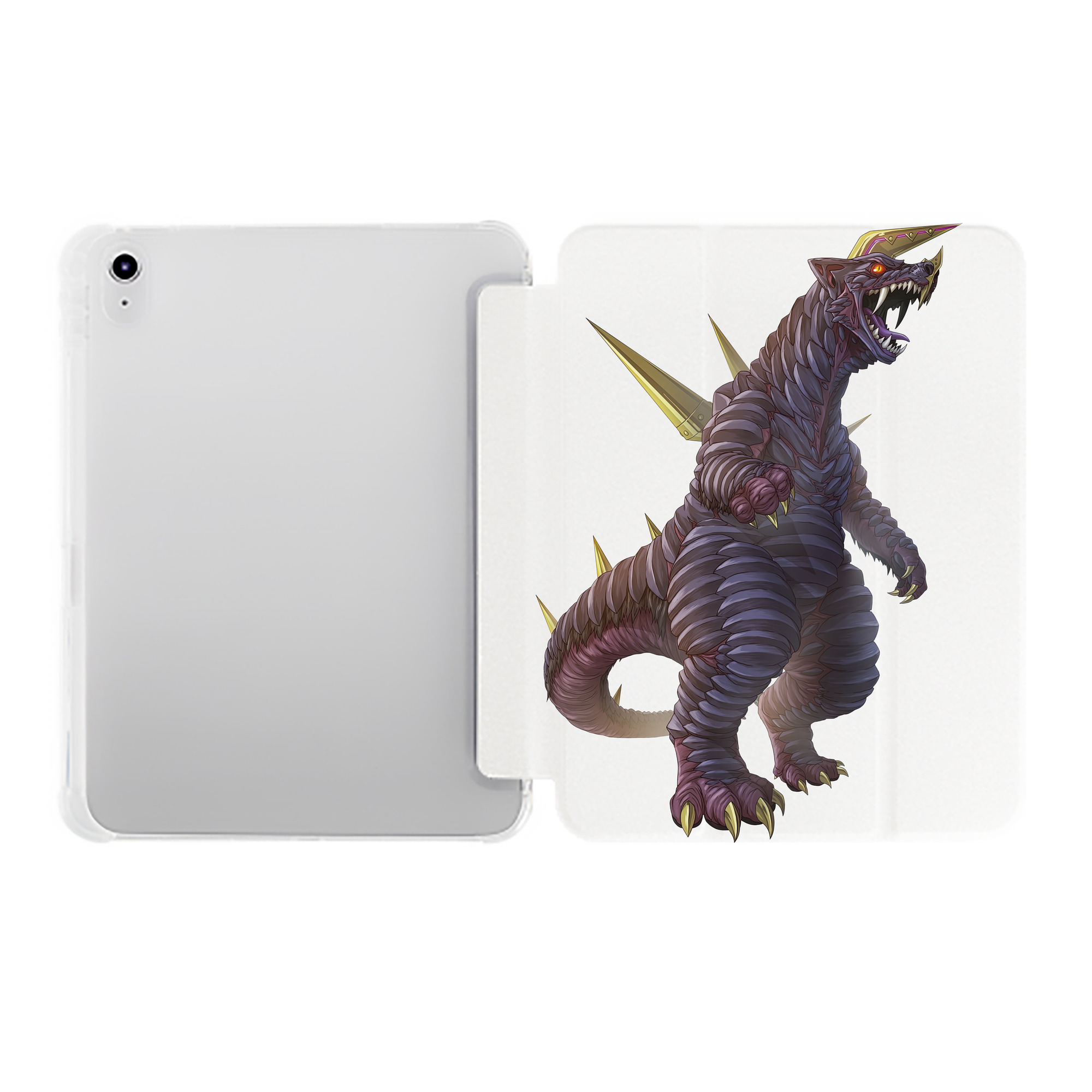 （画像用） ウルトラマン Ultraman IPad ケース ペン収納付き 三つ折りスタンド PUレザー×シリコン 対応機種9.5/10.5/10.9インチ